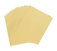 QUARKZMAN 11.4" x 8.3" Papier De Dorure À Chaud, Papier De Transfert Thermique Réactif Au Toner Pour Scrapbooking Cartes Décoration Artisanat, Lot De 30 (Or Clair)