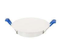 QUARKZMAN 110mm/4.3" Plaque De Plafond Ronde, Trou De Projecteur Encastré, Trou De Haut-Parleur, Plaque Murale, Capuchon Décoratif En Acier À Ressort Pour Ouvertures De Plafond Ou Placo De
