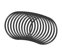QUARKZMAN 110x100x5mm Nitrile Caoutchouc Joints Torique 10 Pièces Rond Noir | Joint Rondelle pour Robinet Plomberie Réparation Étanchéité Connexion
