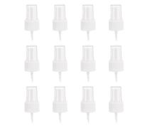 QUARKZMAN 12 Pcs Bouchon Vaporisateur Blanc 24/410 Brumisateur Réutilisable Bouchon Pompe Remplacement Bouteille Plastique pour Cosmétiques Parfums Sprays Corporels
