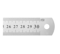 QUARKZMAN 12 Pcs Règle En Acier 30cm x 2.6cm Règle Métallique Pour Machiniste Acier Au Carbone Outil De Mesure À Bord Droit Métrique Épaisseur 0.3mm Pour Dessin D'Ingénierie Architecture