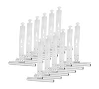 QUARKZMAN 12 pcs Ressort de suspendu pour volet roulant, mini ressorts pour volet roulant à queue d'aronde fendue, ressort de suspendu en acier pour lames de stores enrouleurs