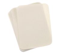 QUARKZMAN 12 Pièces de Patchs Thermocollants pour Réparation de Tissu, Patchs de Réparation Thermocollants 4,1"x3" pour Décoration de Réparation de Trous (Beige Clair)