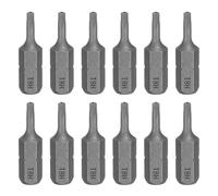 QUARKZMAN 12 pièces Embout de tournevis Torx T8H 1/4" 25mm/1"