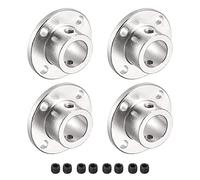 QUARKZMAN 12mm ID Rigide Bride Couplage x 4PCS Moteur Guide Arbre Coupleur Moteur Connecteur Axe Joint pour Bricolage RC Modèle Moteurs, [13x18mm]