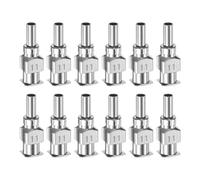 QUARKZMAN 12Pcs 11Gauge Aiguilles de Distribution en Acier Inoxydable, 1/4" Aiguilles de Colle Entièrement Métalliques Embouts Émoussés Luer Lock, Utilisation en Laboratoire