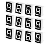 QUARKZMAN 12Pcs Afficheur Numérique À LED 7 Segments 5161AW 1 Bit Blanc | Module D'affichage À LED, Cathode Commune, 10 Broches, 3.3V, Pour Carte De Pilotage Électronique, Pour Panneau Minuterie