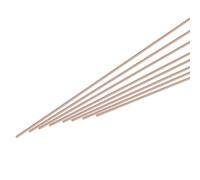 QUARKZMAN 12Pcs Bâtonnets de Brasage en Cuivre, Soudure en Cuivre au Phosphore, Baguette de Soudage Basse Température 0,06"x9,84" pour Réparation en Cuivre, Réfrigération Hvac