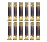 QUARKZMAN 12Pcs Cadres Internes en Métal 7cm pour DIY Couture Bronze | Fermoir de Porte-Monnaie pour Sac à Main, Charnières Clip pour Portefeuille Sac à Main, Fabrication de Sac à Main