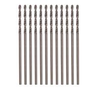 QUARKZMAN 12pcs Cobalt Perceuse Foret Hélicoïdal Mèches,1.1mm M35 Haute-Vitesse Acier Métrique Torsion Droit Tige Perceuse Embouts pour Métal Inox Acier Cuivre Aluminium Fonte