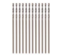 QUARKZMAN 12pcs Cobalt Perceuse Foret Hélicoïdal Mèches,1mm M35 Haute-Vitesse Acier Métrique Torsion Droit Tige Perceuse Embouts pour Métal Inox Acier Cuivre Aluminium Fonte