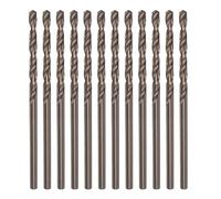 QUARKZMAN 12pcs Cobalt Perceuse Foret Hélicoïdal Mèches 2,3 mm | Torsion Foret Mèche Droit Tige pour Dur Métal Inox Acier Cuivre Fonte Fer Plastique, M35 Haute Vitesse Acier Métrique