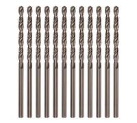 QUARKZMAN 12pcs Cobalt Perceuse Foret Hélicoïdal Mèches,2.7mm M35 Haute-Vitesse Acier Métrique Torsion Droit Tige Perceuse Embouts pour Métal Inox Acier Cuivre Aluminium Fonte