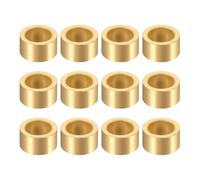 QUARKZMAN 12Pcs Douilles À Roulement, Alésage 10mm x OD 14mm x Longueur 9mm, Coussins Auto-Lubrifiants En Bronze Fritté