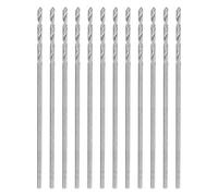 QUARKZMAN 12pcs Micro Mèches À creuser Hélice #73 0.6mm / 0.0236" En Acier Rapide HSS Mini Outil De Perçage Pour Acier Inoxydable Aluminium Bois Plastique