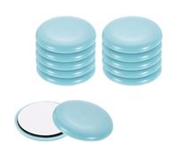 QUARKZMAN 12Pcs Patins pour Meubles, 1-3/4 Pouce Ronds Autoadhésifs Tapis Patins pour Déplacer Meubles Protège-Sols pour Tapis Carrelage Vinyl Parquets, Bleu Ciel