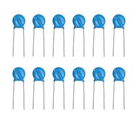 QUARKZMAN 12Pcs Résistances Dépendantes De La Tension, 10D681K Varistance AC 420V Varistances Disque À Broches Radiales 10.5mm Dia Protecteur De Courant De Surtension Pour Protection De