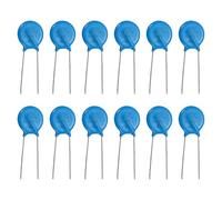 QUARKZMAN 12Pcs Résistances Dépendantes De La Tension, 14D270K Varistance AC 17V Varistances À Broches Radiales Disque 14.5mm Dia Protecteur De Courant De Surtension Pour Protection De