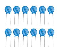 QUARKZMAN 12Pcs Résistances Dépendantes De La Tension AC 275V | Varistances 14D431K, Protecteur De Courant De Surtension Pour La Protection De, Disques À Broches Radiales, Diamètre 14.5mm