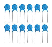 QUARKZMAN 12Pcs Résistances Dépendantes De La Tension Pour La Protection | Varistance AC 11V 10D180K, Varistors À Broches Radiales Disque De 10mm De Diamètre, Protecteur De Courant De Surten