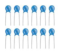 QUARKZMAN 12Pcs Résistances Dépendantes De La Tension, Varistances 10D201K AC 130V À Broches Radiales Disques Varistances 10.5mm Dia Protecteur De Courant De Surtension Pour Protection De