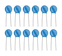 QUARKZMAN 12Pcs Résistances Dépendantes De La Tension, Varistances 14D201K AC 130V À Broches Radiales Disques Varistances 14.5mm Dia Protections Contre Les Surtensions Pour Circuits AC/DC