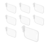 QUARKZMAN 12pcs Séparateurs de Réfrigérateur Étagere, Organisateur Frigo Tiroirs Cuisine Portes Latérales, Rangement Bouteille Frigo Assaisonnement Boisson Œufs Conteneurs Fruit