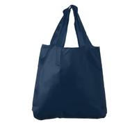 QUARKZMAN 13x15.4inch Sacs De Courses Lavables Avec Poignées En Gros, Sacs D'Épicerie Réutilisables Et Pliables, Sac Fourre-Tout Léger Et Pliable Pour Courses Stockage Voyage, Bleu Marine &