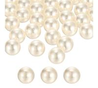 QUARKZMAN 140pcs 16mm Perles en Nacres Blanc Crème ABS Fausses Perles Remplissage de Vase 300g Ornement Remplissage pour Artisanat Centrepieces Fabrication de Bijoux Décoration d'Aquarium