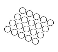 QUARKZMAN 14mm x 12mm x 1mm Nitrile Caoutchouc Joints toriques x 20 Pièces Rond Joint Rondelle pour Robinet Plomberie Réparation Étanchéité Connexion [Noir]