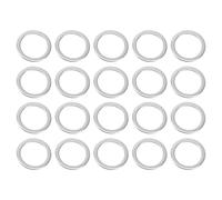 QUARKZMAN 14mm x 20mm x 0.8mm Rondelles Plates x 20 Pièces Acier Inox Rondelle Assortiment Kit pour Vis Boulons