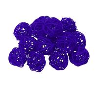 QUARKZMAN 14Pcs Boules En Rotin Violet Pour Centre De Table 1.2 Pouces De Diamètre Orbes En Rotin Sphères Décoratives Pour Vase Table À Manger Décoration De Mariage