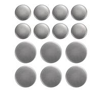 QUARKZMAN 14pcs Boutons Ronds Métalliques 15mm/20mm En Laiton Pour Remplacement Couture Artisanat Décoration Vêtements Costume DIY Accessoires, Gun