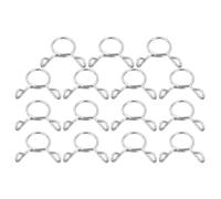 QUARKZMAN 15 Pcs Clips à Ressort 10mm Diamètre Intérieur Pinces à Ressort | pour Tuyau de Conduite de Carburant, pour Tuyau d'Eau, Acier Inoxydable 304, pour Moto Scooter ATV
