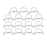 QUARKZMAN 15 Pcs Clips à Ressort pour Tuyau de Conduite de Carburant, 16mm Diamètre Intérieur Acier Inoxydable 304 Pinces à Ressort pour Tuyau d'Eau, pour Moto, Scooter, ATV