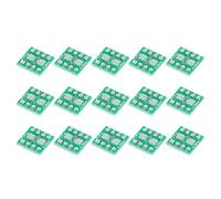 QUARKZMAN 15 pièces Adaptateur SOIC-8 vers Dip-8 Étroit, 0,5x0,5 Pouce 8 Broches Double Face Connecteur de Prototype Carte de Conversion de Carte de Broche Adaptateur So SOP8 vers DIP8