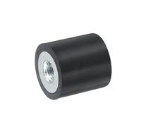 QUARKZMAN 15 x 15mm Filetage M5 Femelle Silentblocs en Caoutchouc, Isolateurs de Vibrations, Remplace les Tampons Anti-Vibrations Bloc de Base