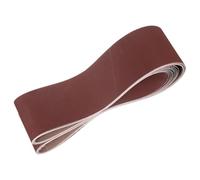 QUARKZMAN 152mm x 2260mm Bandes de Ponçage, 10 Pcs 320 Grains Bande Abrasive en Oxyde D'aluminium pour Travail du Bois, Polissage Métallique, Affûteuse de Couteaux