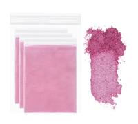 QUARKZMAN 15g/0.53oz Poudre De Mica, Résine Époxy Naturelle 400 Mesh Pigments Perles Pour Résine De Moulage, Peinture Automobile, Fabrication De Bougies, Art Des Ongles DIY, Rose Rouge