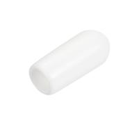 QUARKZMAN 15Pcs Embouts en Caoutchouc de 5,5 mm de Diamètre Intérieur, Couvercle d'Extrémité Rond en Vinyle, Protecteurs de Filetage de Vis Blancs