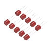 QUARKZMAN 15Pcs Fusible Miniature Cylindrique À Montage DIP Pour Réparation De Pièces Électroniques PCB LCD, T-1A 1A 250V, Rouge