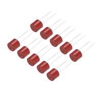 QUARKZMAN 15Pcs Fusible Miniature Cylindrique À Montage DIP Pour Réparation De Pièces Électroniques PCB LCD, T-4A 4A 250V, Rouge