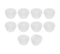 QUARKZMAN 15Pcs Passe-fils En Caoutchouc 8mm Trou De Perçage, 5.5mm ID Trou Goupille En Silicone Cache-trou En Caoutchouc Joint De Protection Pour Fils Câblage Automobile, Transparent