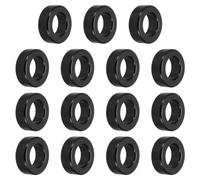 QUARKZMAN 15pcs Tore Noyau, 24x42x16mm Fer Ferrite Bobines Anneau Puissance Toroïdal Transformateur à Stabiliser Signal Transmission Résistance Electromagnétique Interférence, Noir