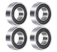 QUARKZMAN 1607-2RS Roulement à Billes à Gorge Profonde, 4Pcs 11mm X 23mm X 8mm Roulement en Acier au Chrome au Carbone Élevé Z2 à Double Joint en CaoutchoUC (P6)