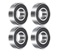 QUARKZMAN 1622-2RS Roulement à Billes à Gorge Profonde, 4Pcs 11mm X 14mm X 10mm Acier au Chrome au Carbone Z2 Roulement à Double Étanchéité en CaoutchoUC (P6)