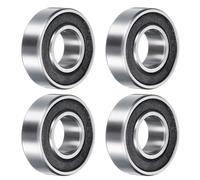QUARKZMAN 1623-2RS Roulement à Billes à Gorge Profonde, 4Pcs 16mm X 35mm X 11mm Acier au Chrome au Carbone Z2 Roulement à Double Étanchéité en CaoutchoUC (P6)