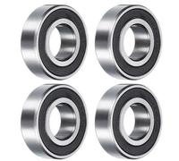 QUARKZMAN 1630-2RS Roulement à Billes à Gorge Profonde, 4Pcs 19mm X 41mm X 13mm Acier au Chrome au Carbone Élevé Z2 Roulement à Double Étanchéité en CaoutchoUC (P6)