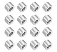 QUARKZMAN 16Pcs 304 Entretoises En Acier Inoxydable 1/2" OD x 1/4" ID x 5/16" Longueur(12x7x8mm) Douille Entretoise Vis Finition Lisse Sans Filetage Entretoise Pour Vis M7 Boulons Et Tiges