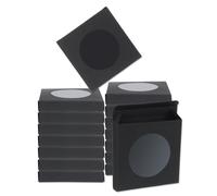 QUARKZMAN 16Pcs Boîtes D'Emballage Pour Savon 3.5 x 3.5 x 0.6 Pouces Boîte Miniature Pour Savon Kraft Boîte Pour Présent Pour Emballage De Pâtisserie Bonbons Présentation (Noir)